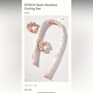 Anthropologie kitsch heatless curling set